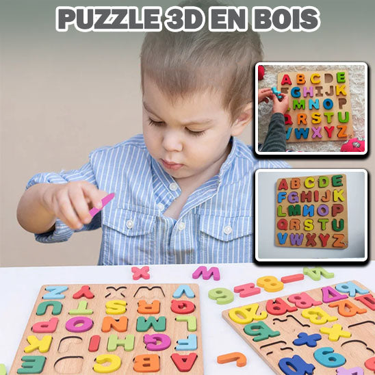 Le Puzzle 3D en Bois