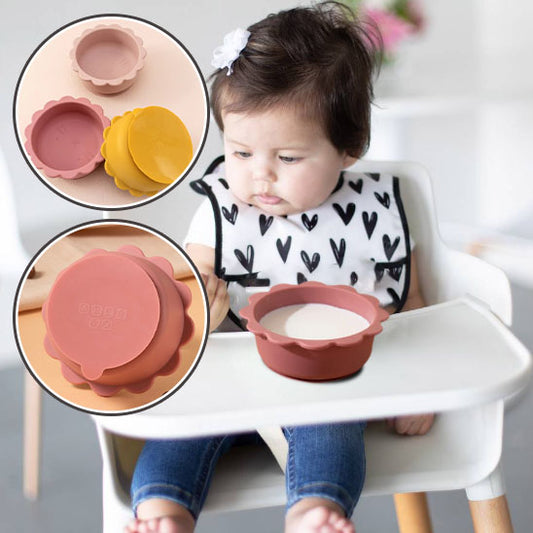 Assiette bébé en silicone
