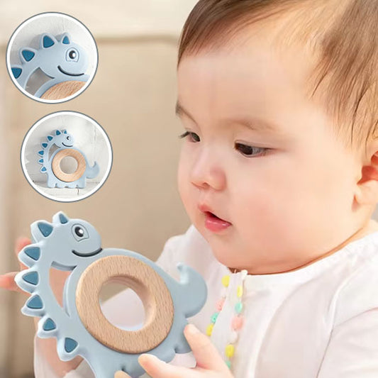 Anneau de Dentition en Bois et Silicone