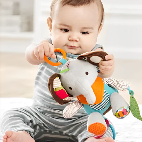 Peluche Hochet Éléphant Interactive