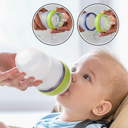 Biberon en silicone pour bébé