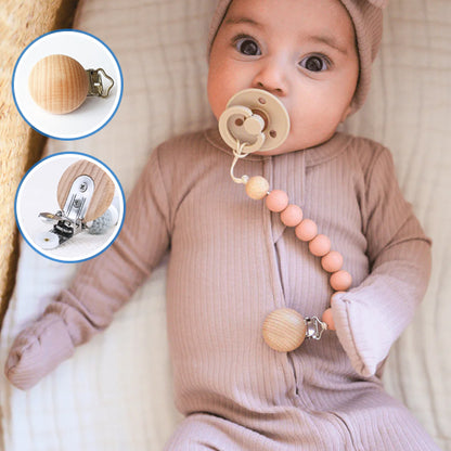 Attache-sucette en bois