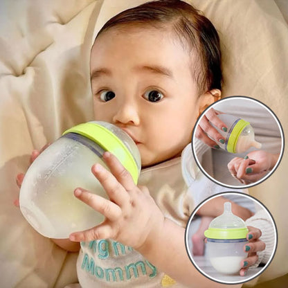 Biberon en silicone pour bébé