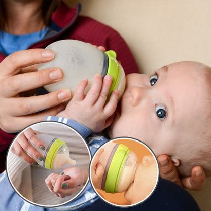 Biberon en silicone pour bébé