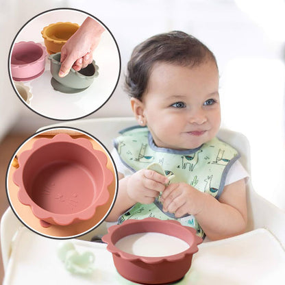 Assiette bébé en silicone