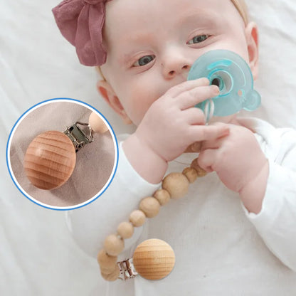 Attache-sucette en bois